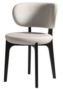 High Quality Contemporary Upholstered Dining Chair Fabric Chairs Restaurant Hotel Wooden Chair 