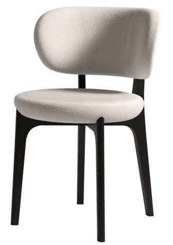 High Quality Contemporary Upholstered Dining Chair Fabric Chairs Restaurant Hotel Wooden Chair 