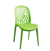 Colorful Outdoor Furniture Garden Plastic Dining Hollow Backrest Resin Chair