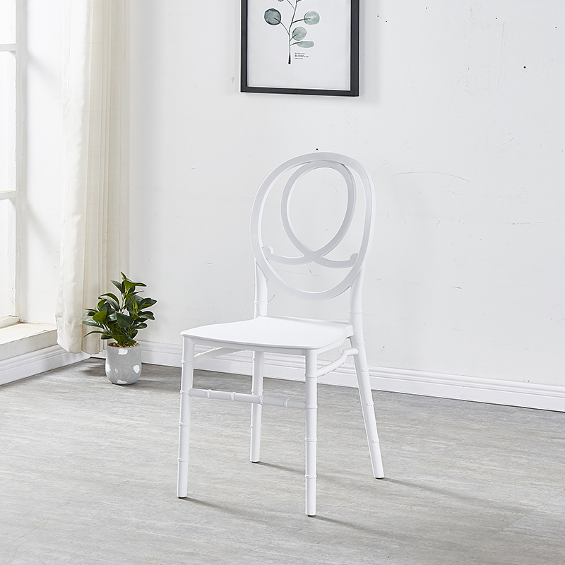 Simple Style Stackable Wedding Plastic Chairs Outdoor Banquet Rental Event Chair Wedding Chair 