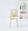 High Quality Outdoor Garden Furniture Stackable Chairs PP Garden Upholstered Plastic Dinning Chair