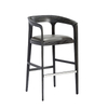 Hotel And Restaurant Wood Barstool Furniture Bar Chair with Back Counter Stools High Chair for Kitchen