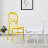 Simple Style Stackable Wedding Plastic Chairs Outdoor Banquet Rental Event Chair Wedding Chair 