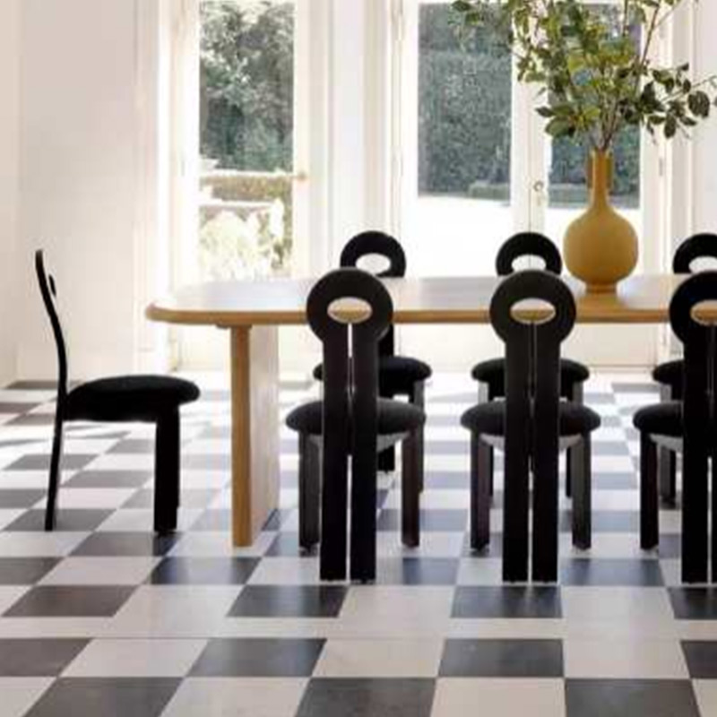 Stool with Wooden Legs ​Home Furniture High Quality Creative Backrest Chair Modern Minimalist Chair Round Wood Stool Chair