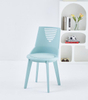 High Quality Outdoor Garden Furniture Stackable Chairs PP Garden Upholstered Plastic Dinning Chair