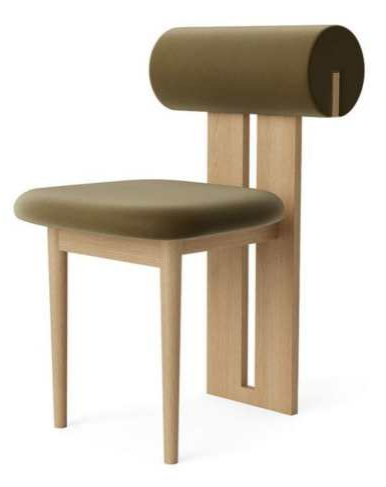 Simple Restaurant Home Furniture Backrest Upholstered Chair Hotel Banquet Dining Room Chair Modern Wood Comfortable Armless Chair 