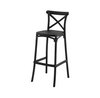Popular Restaurant Furniture Resin Dining Chair Plastic Outdoor High Bar Plastic Bar Stool Modern Bar Chair for Living Room