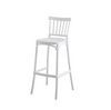 Popular Restaurant Furniture Resin Dining Chair Plastic Outdoor High Bar Plastic Bar Stool Modern Bar Chair for Living Room