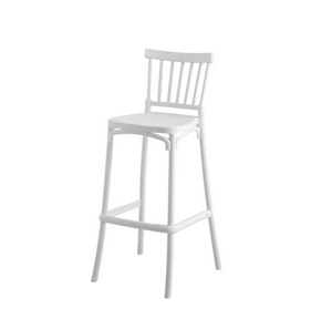 Popular Restaurant Furniture Resin Dining Chair Plastic Outdoor High Bar Plastic Bar Stool Modern Bar Chair for Living Room