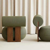 New Designed Modern Style Upholstered Chair Living Room Accent Dining Chair for Home Hotel Leisure Hippo Sofa Chair