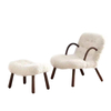 Light Luxury Sofa Living Room Modern Leisure Chair Recliner Sofa Armchair with Footrest Luxury Furniture Bedroom