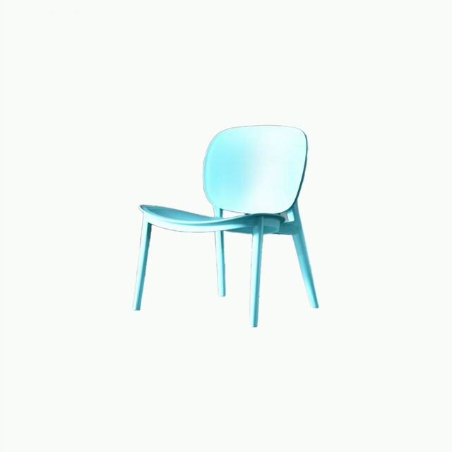 High Quality Mid Century Space Saver Cafe Chairs Restaurant Plastic Dining Chair Shell Lounge Chair