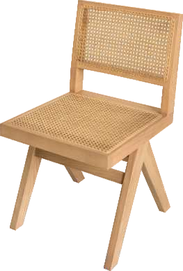 Dining Wood Rattan Chair Luxury Vintage Backrest Leisure Chair Cafe Shop Wicker Chair