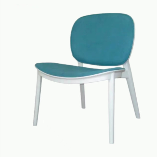 Elegant Fancy Plastic Home Furniture Dining Room Chairs Modern Low Legged Resin Chair with Cushion