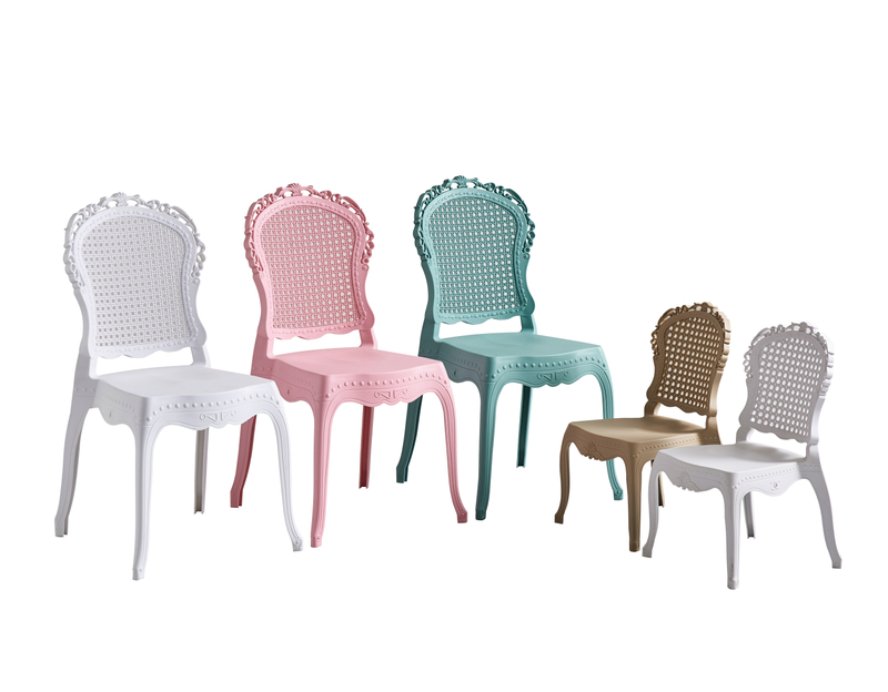 New design Modern European style Durable stackable pp plastic for kids waterproof outdoor dinning event Garden chair