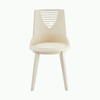 High Quality Outdoor Garden Furniture Stackable Chairs PP Garden Upholstered Plastic Dinning Chair