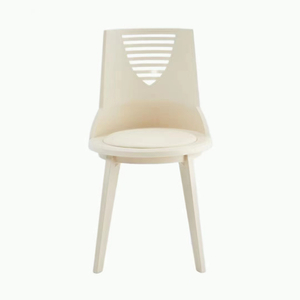 High Quality Outdoor Garden Furniture Stackable Chairs PP Garden Upholstered Plastic Dinning Chair