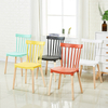 Weddings Chairs Dining Room Furniture Minimalist Modern Plastic Dining Windsor Chair