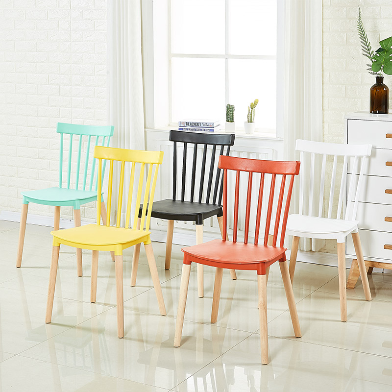 Weddings Chairs Dining Room Furniture Minimalist Modern Plastic Dining Windsor Chair