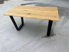 High Demand Massive Wooden Rectangular Dining Table Industrial Style Tables Industrial Dining Table 
