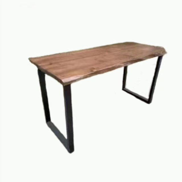 High Demand Massive Wooden Rectangular Dining Table Industrial Style Tables Industrial Dining Table 