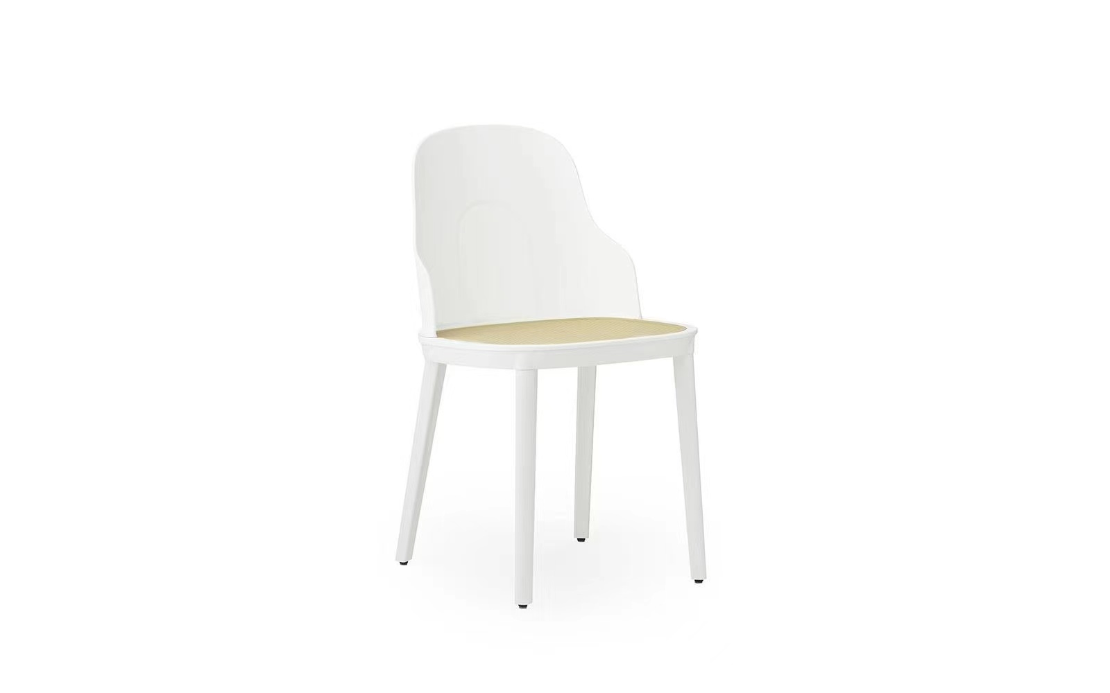 Bon wicker poly chair White
